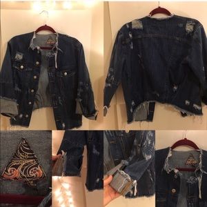 Distressed Denim Jacket